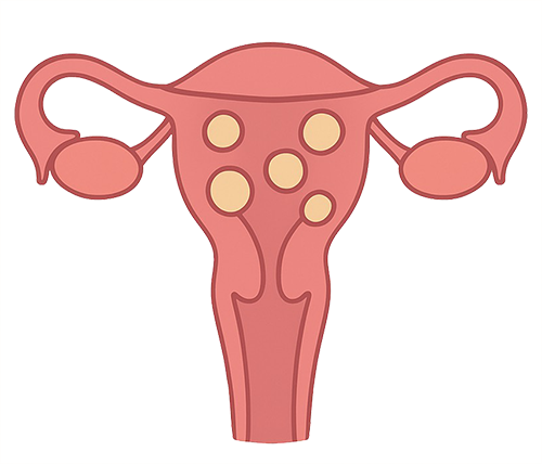 illustration of open myomectomy