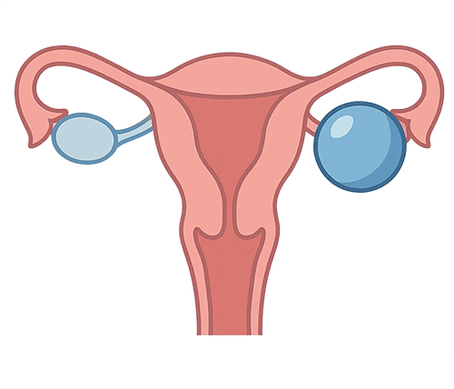 Illustration of LAPAROSCOPIC OVARIAN CYSTECTOMY